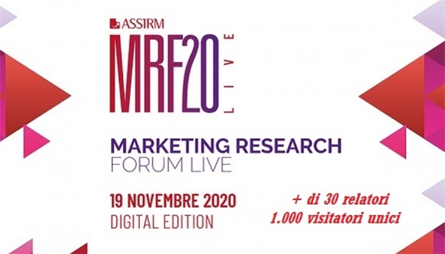 Torna per il 7° anno consecutivo l'Assirm Marketing Research Forum con la sua prima edizione completamente digitale